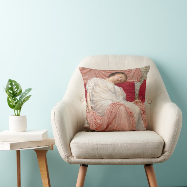 Jasmine by Albert Joseph Moore, Victorian Fine Art Cushion (Chair)