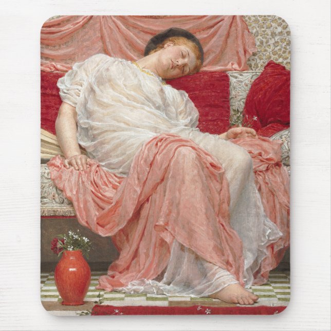 Jasmine by Albert Joseph Moore, Victorian Fine Art Mouse Pad (Front)