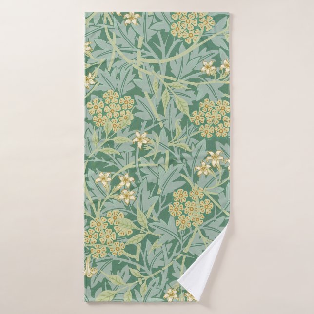Jasmine by William Morris Bath Towel (Bath Towel)