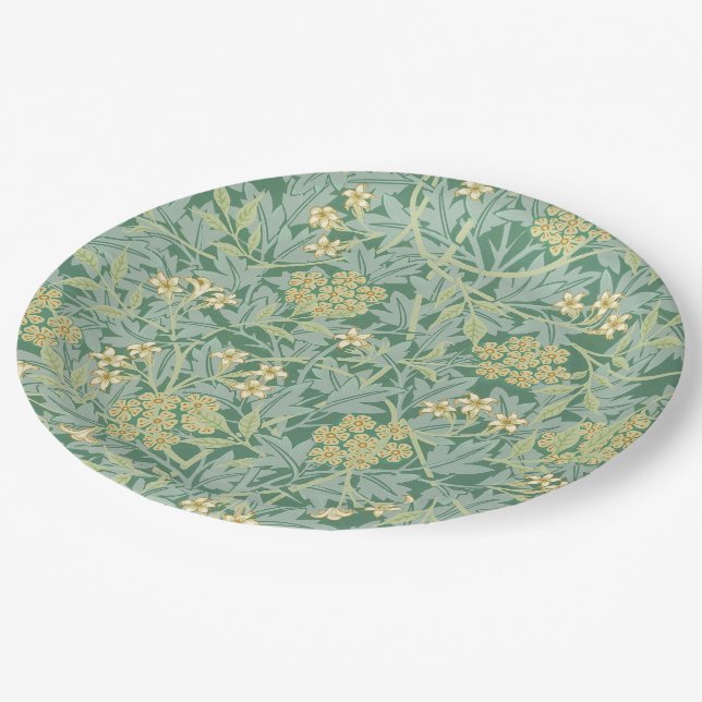 Jasmine by William Morris Paper Plate (Angled)