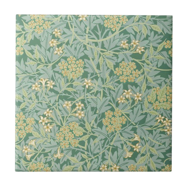 Jasmine by William Morris    Tile (Front)