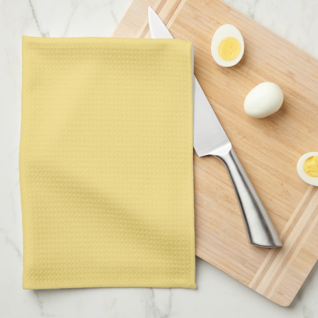 Jasmine Customised Kitchen Dish Colour Design Tea Towel (Quarter Fold)