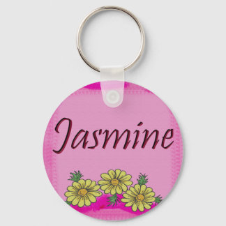 Jasmine Daisy Keychain