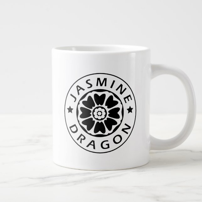 Jasmine Dragon 20oz Mug - Black & White (Right)