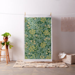 Jasmine Flower Vintage Ornament Floral Pattern Fabric