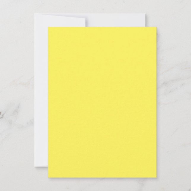 Jasmine,Marigold Yellow,Primrose, Invitation (Front)