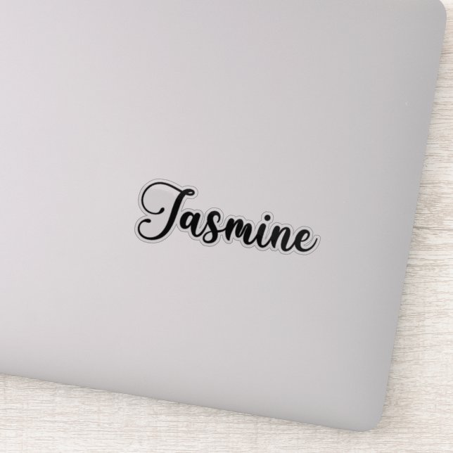 Jasmine Name - Handwritten Calligraphy (Detail)