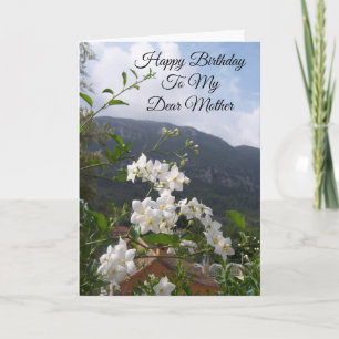 Jasmine Personalised Mother Birthday Card