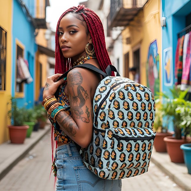 Jasmine Printed Backpack (Creator Uploaded)