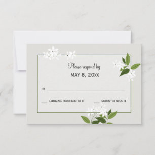 Jasmine RSVP Card