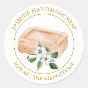 Jasmine Soap label