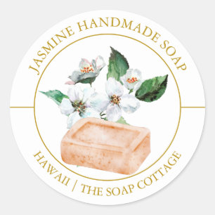 Jasmine Soap label