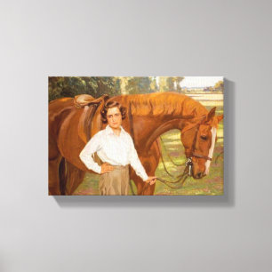 Jasmine the Horse (by Algernon Talmage) Canvas Print