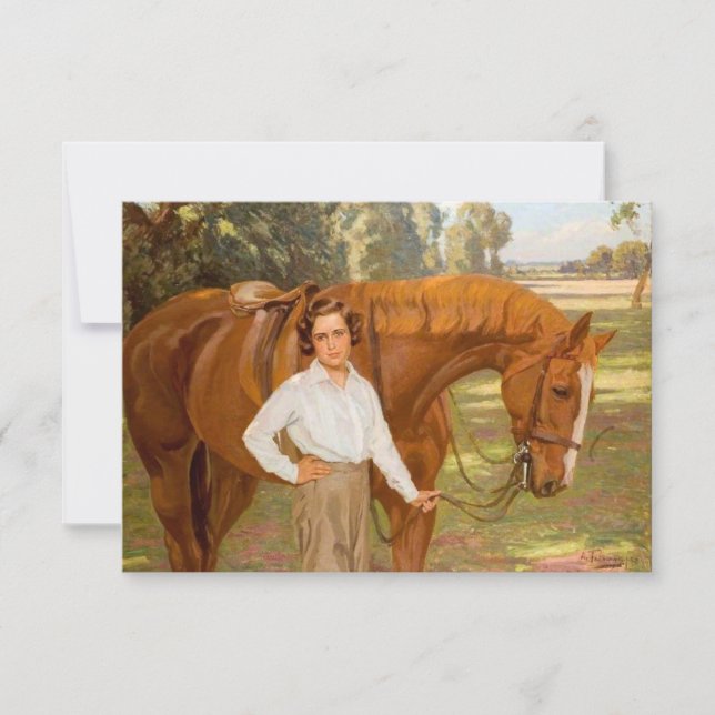 Jasmine the Horse (by Algernon Talmage) Card (Front)