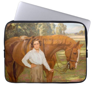 Jasmine the Horse (by Algernon Talmage) Laptop Sleeve