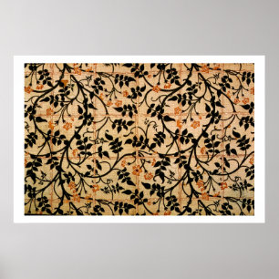 Jasmine trail curtain design, 1868-70 (printed cot poster
