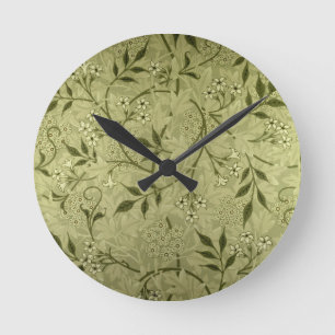 'Jasmine' wallpaper design, 1872 Round Clock