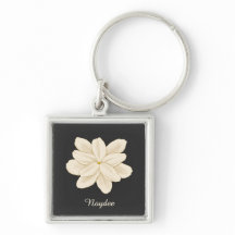Jasmine White Flower Name on Black