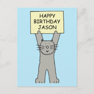 Jason Happy Birthday Postcard