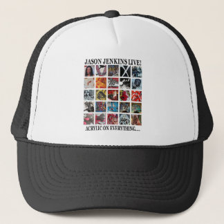 JASON JENKINS LIVE! ACRYLIC ON EVERYTHING TRUCKER HAT