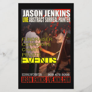 JASON JENKINS LIVE EVENTS FLYER