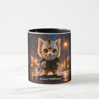 Jason Pawhees Custom Name Halloween Mug
