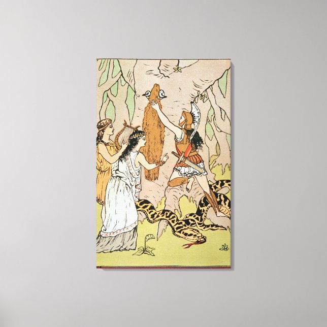 Jason seizing the Golden Fleece Canvas Print (Front)