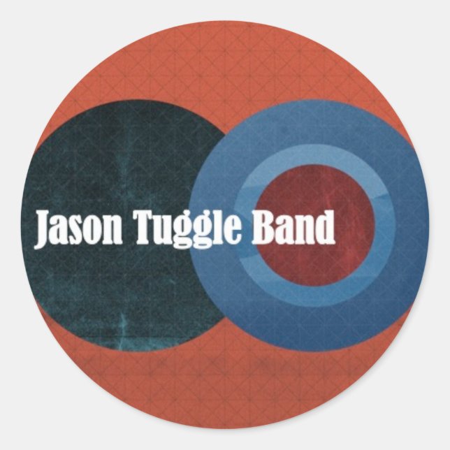 Jason Tuggle Band Circles Sticker (Front)