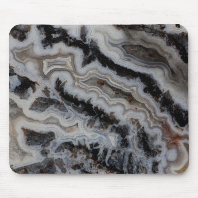 Jasper Agate Mixed Slab Mouse Pad (Front)