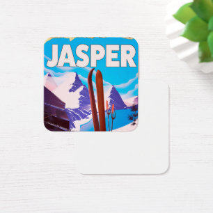 Jasper Alberta Canada travel poster
