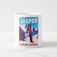 Jasper Alberta Canada travel poster