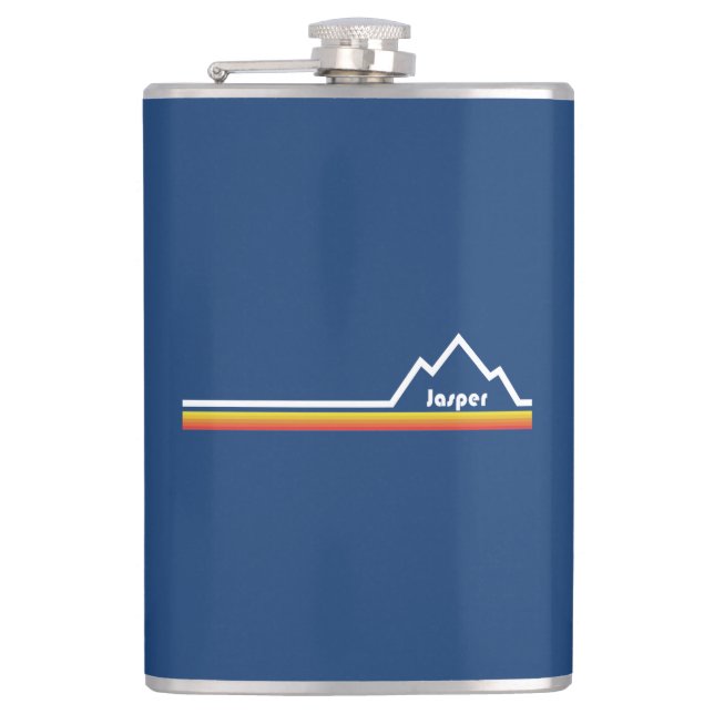 Jasper, Alberta Hip Flask (Front)
