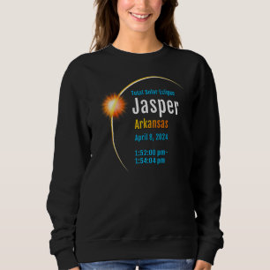 Jasper Arkansas Ar Total Solar Eclipse 2024 1 Sweatshirt
