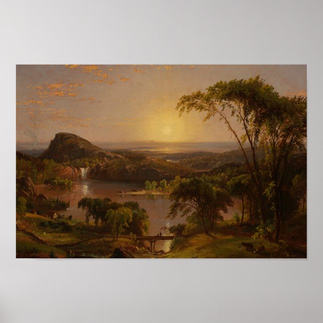 Jasper Francis Cropsey - Summer, Lake Ontario Poster (Front)