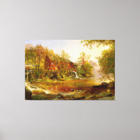 JASPER FRANCIS CROPSEY - THE OLD MILL - 1876 -