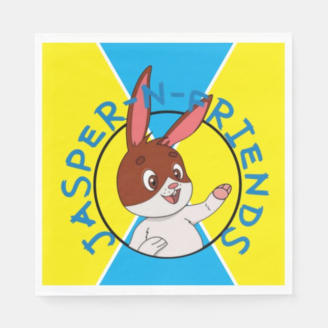 Jasper-n-friends napkins (Front)