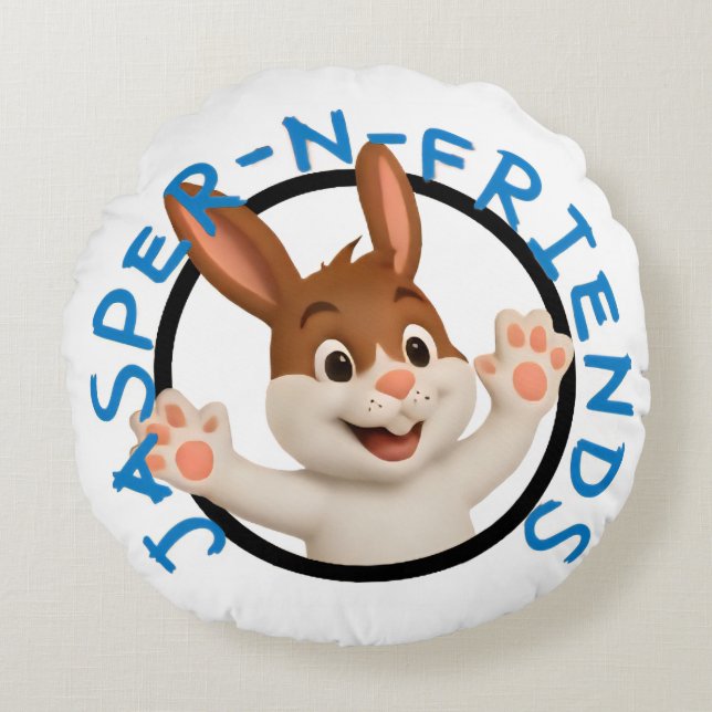 Jasper-n-friends pillow (Front)