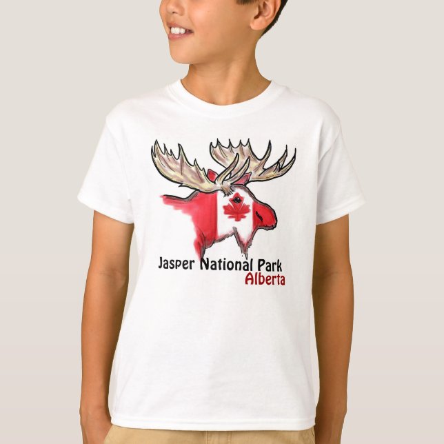 Jasper National Park Alberta Canada boys tee (Front)