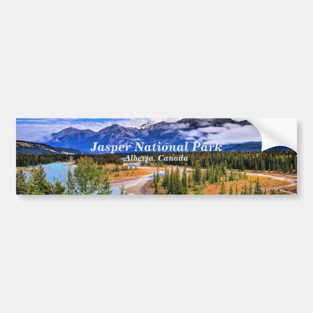 Jasper National Park, Alberta, Canada Bumper Sticker (Front)