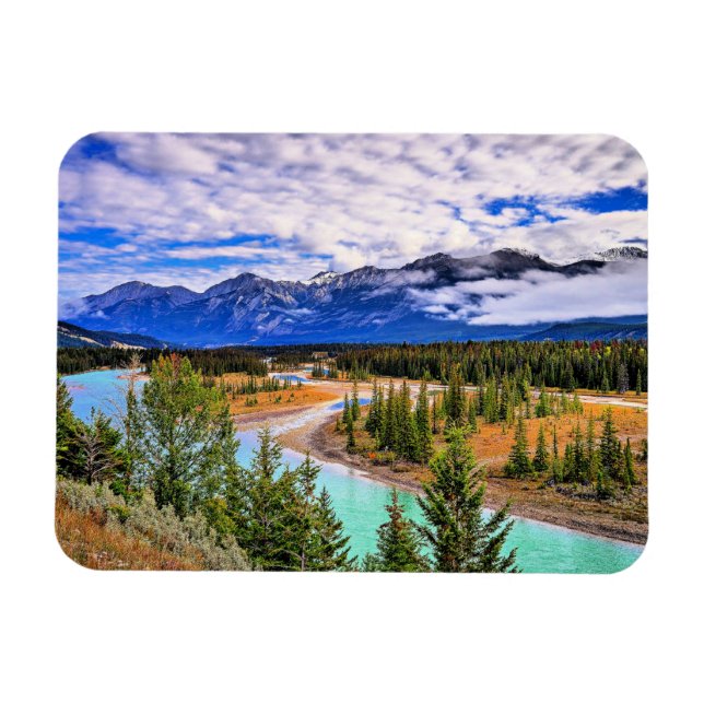 Jasper National Park, Alberta, Canada Magnet (Horizontal)