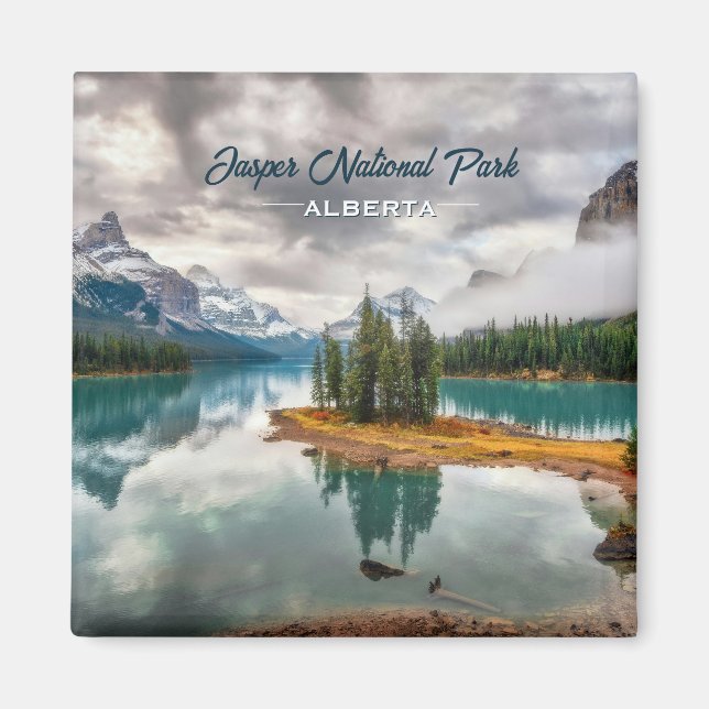 Jasper National Park Banff Canada Souvenir  Magnet (Front)