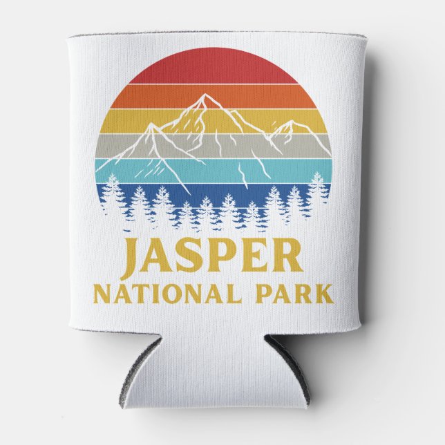 Jasper National Park Can Cooler (Front)