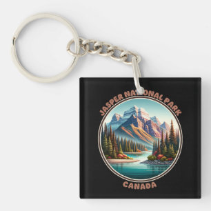 Jasper National Park Canada Key Ring