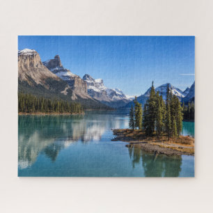 Jasper National Park, Canada Lake and Mountains Jigsaw Puzzle