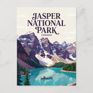 Jasper National Park Canada Postcard