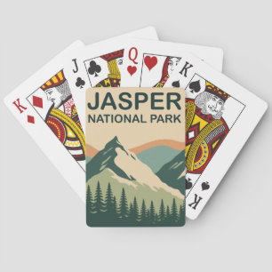 Jasper National Park Canada Scenic Nature Art Playing Cards