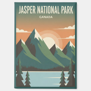 Jasper National Park Canada Travel Magnet