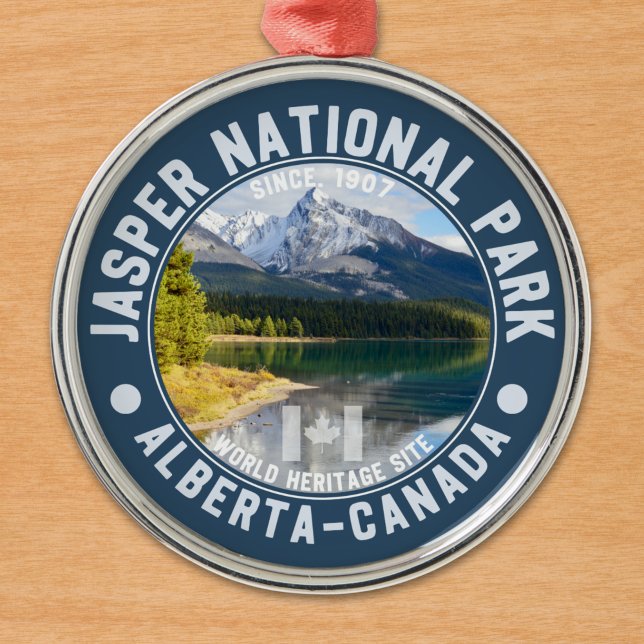 Jasper National Park, Canadian Rockies Metal Tree Decoration (Creator Uploaded)