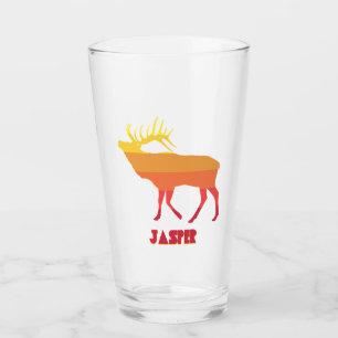 Jasper National Park Elk Glass