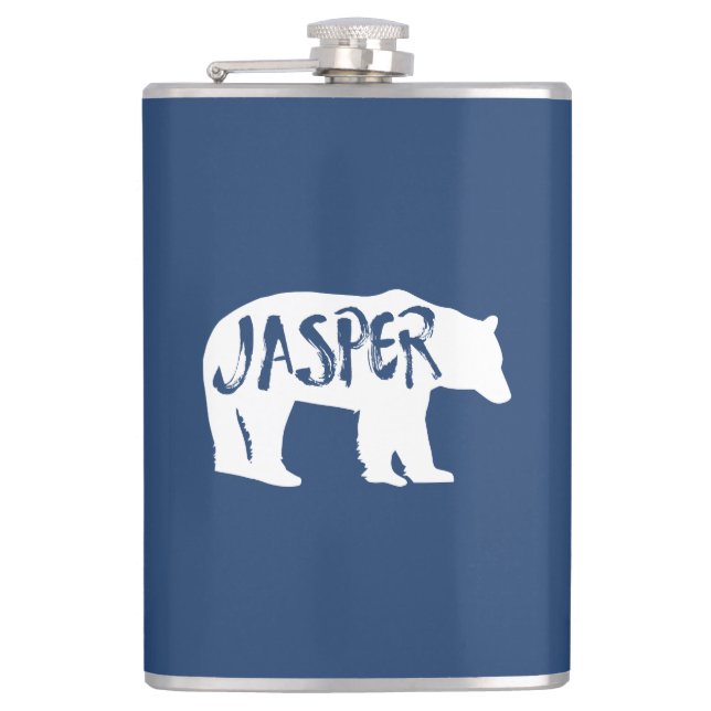 Jasper National Park Hip Flask (Front)
